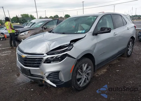 2022 Chevrolet Equinox Lt z USA, uszkodzony, nr VIN 3GNAXUEV7NL252163